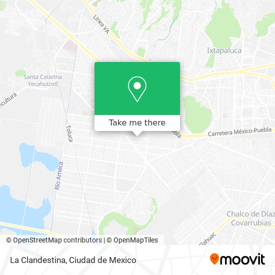 La Clandestina map