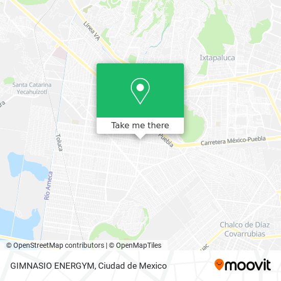 Mapa de GIMNASIO ENERGYM