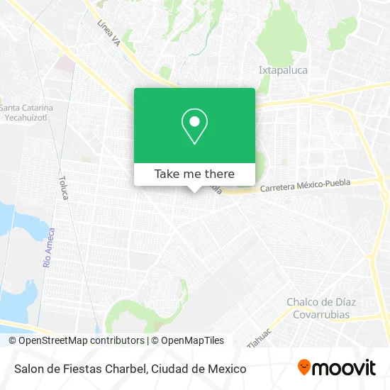 Mapa de Salon de Fiestas Charbel
