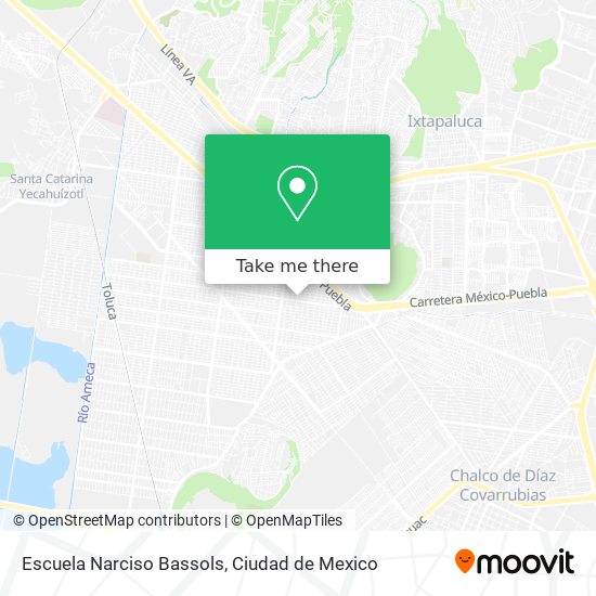 Mapa de Escuela Narciso Bassols