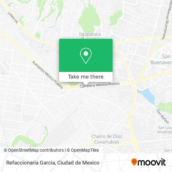 Mapa de Refaccionaria Garcia
