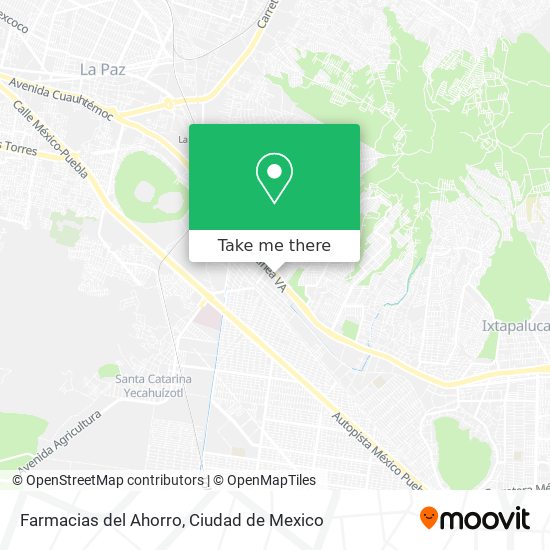 Mapa de Farmacias del Ahorro