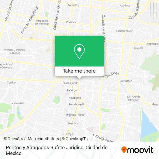 Mapa de Peritos y Abogados Bufete Juridico