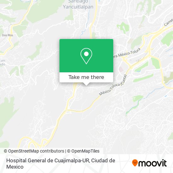 Hospital General de Cuajimalpa-UR map