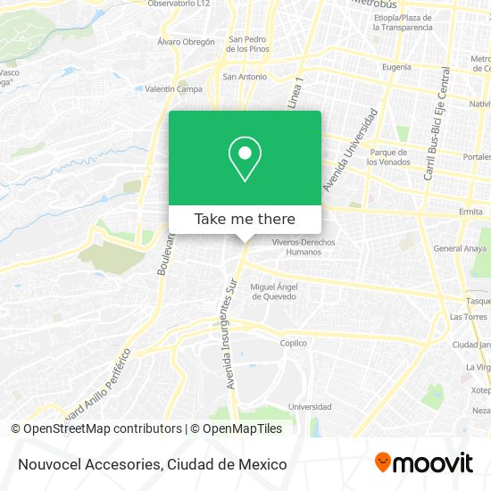 Mapa de Nouvocel Accesories