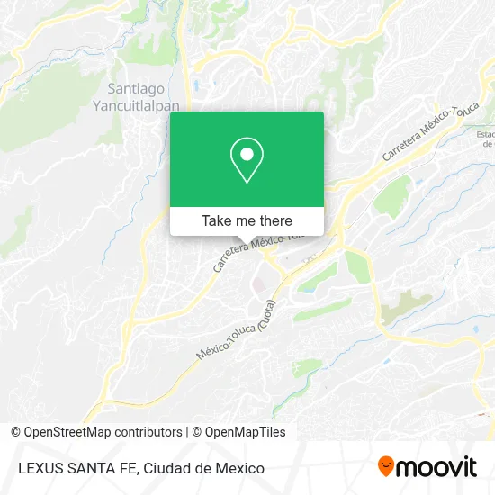 LEXUS SANTA FE map