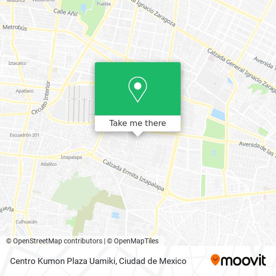 Centro Kumon Plaza Uamiki map
