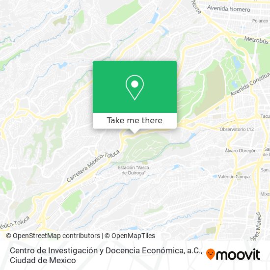 Centro de Investigación y Docencia Económica, a.C. map