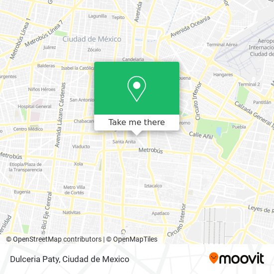 Dulceria Paty map