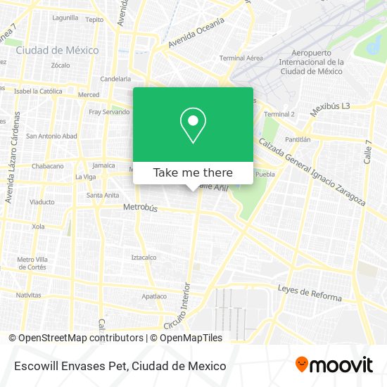 Mapa de Escowill Envases Pet