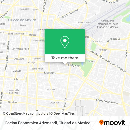 Cocina Economica Arizmendi map