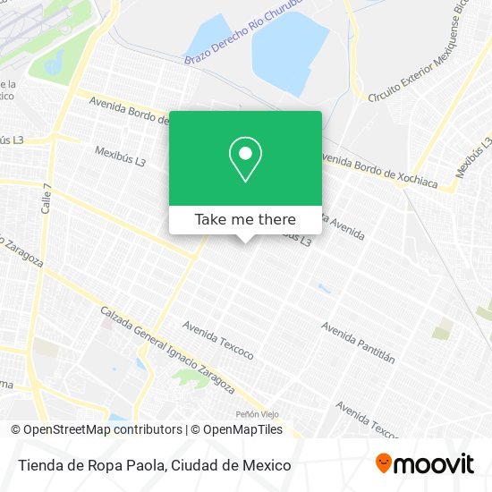 Mapa de Tienda de Ropa Paola