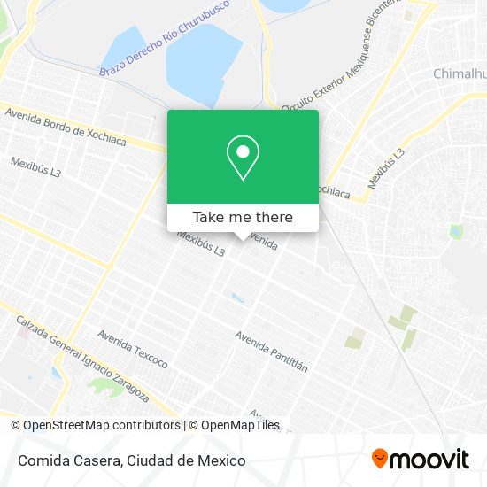 Comida Casera map
