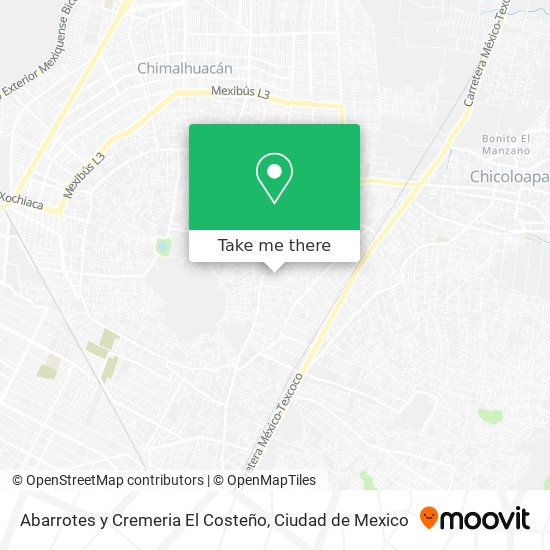 Abarrotes y Cremeria El Costeño map
