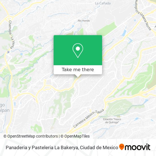 Mapa de Panaderia y Pasteleria La Bakerya