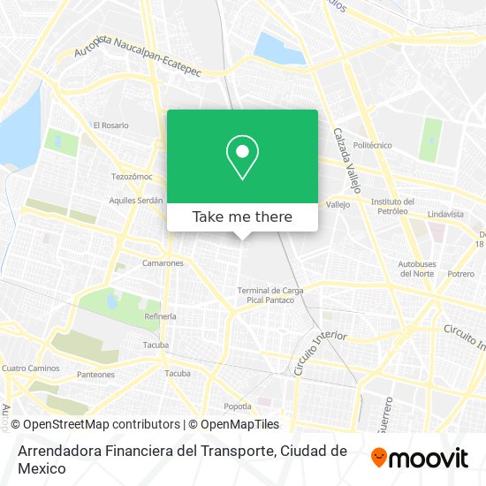 Arrendadora Financiera del Transporte map