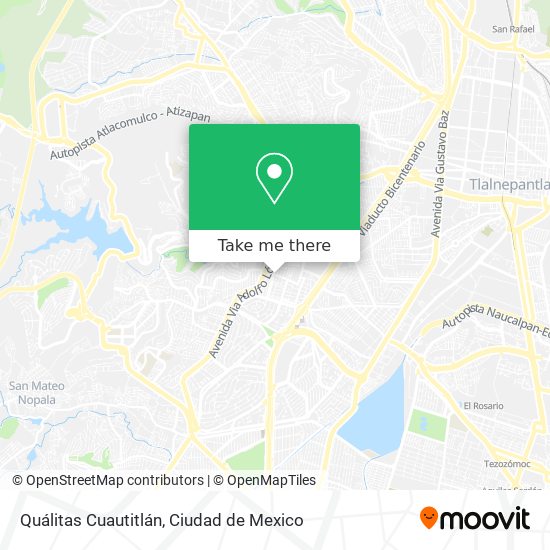 Mapa de Quálitas Cuautitlán