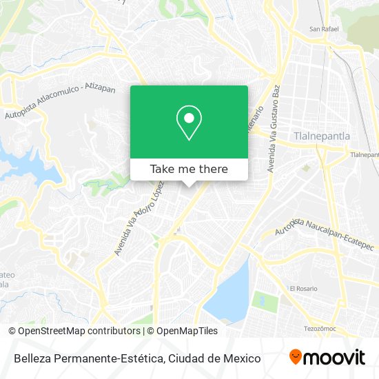 Belleza Permanente-Estética map