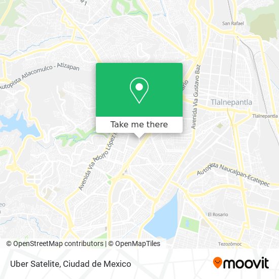 Uber Satelite map