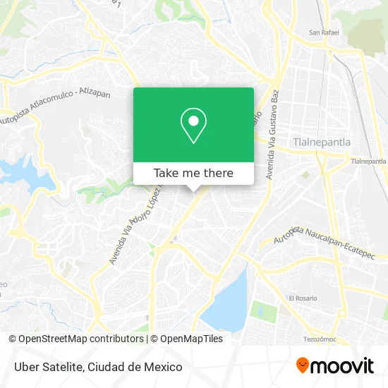 Uber Satelite map