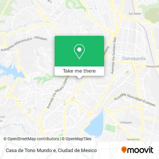 Casa de Tono Mundo e map