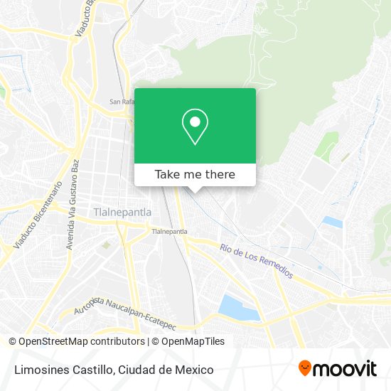 Limosines Castillo map