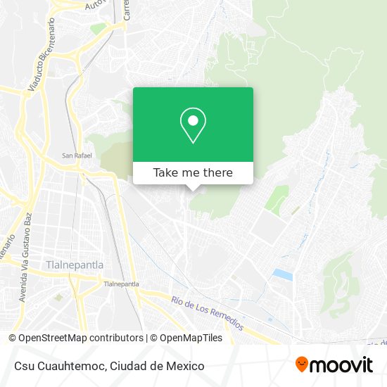 Csu Cuauhtemoc map