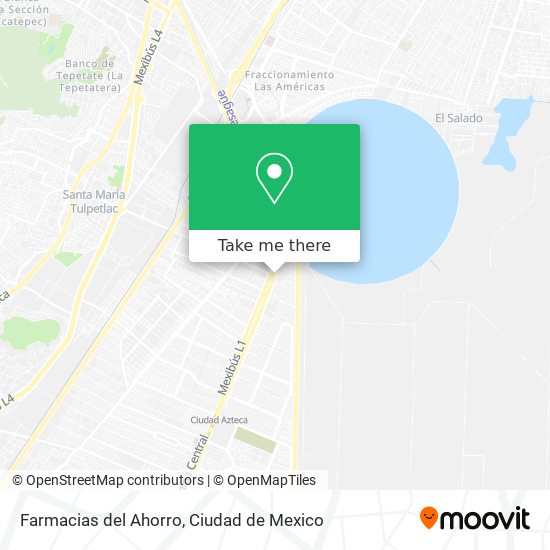 Farmacias del Ahorro map