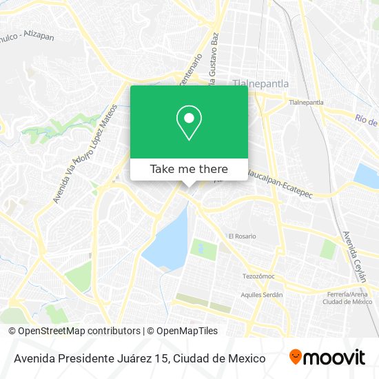 Mapa de Avenida Presidente Juárez 15