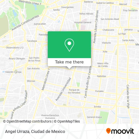 Angel Urraza map