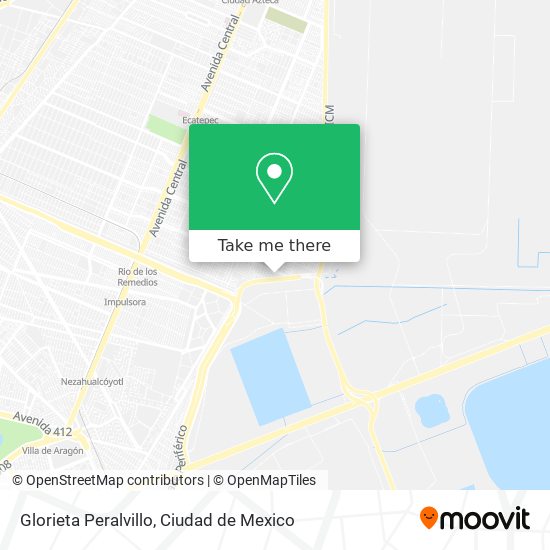 Mapa de Glorieta Peralvillo