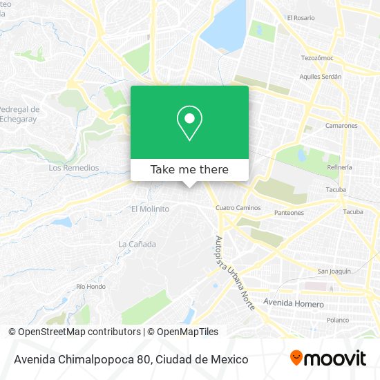 Mapa de Avenida Chimalpopoca 80