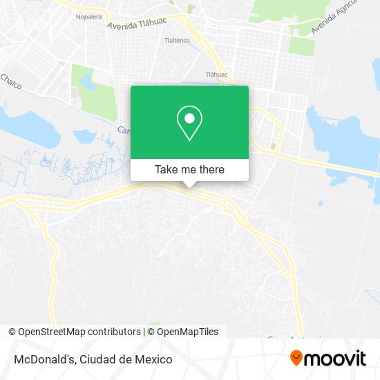 McDonald's map