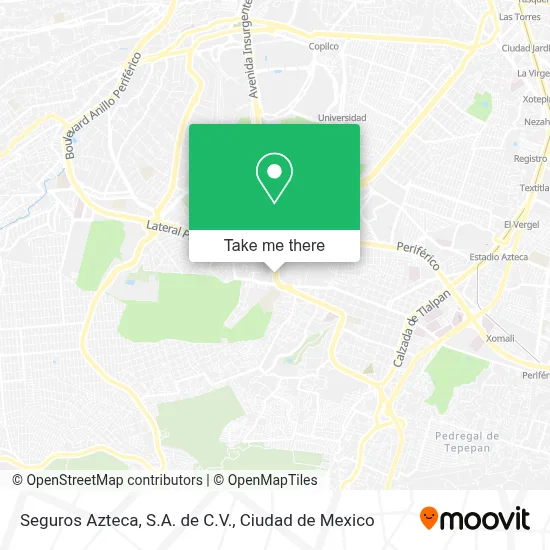 Seguros Azteca, S.A. de C.V. map