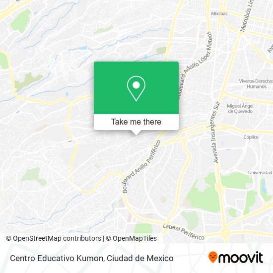 Centro Educativo Kumon map