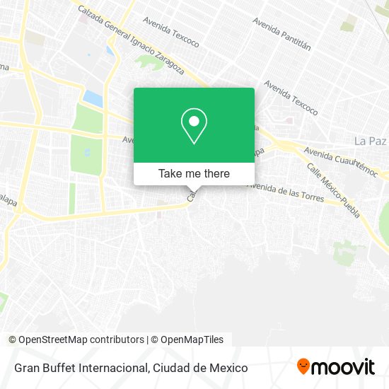 Gran Buffet Internacional map