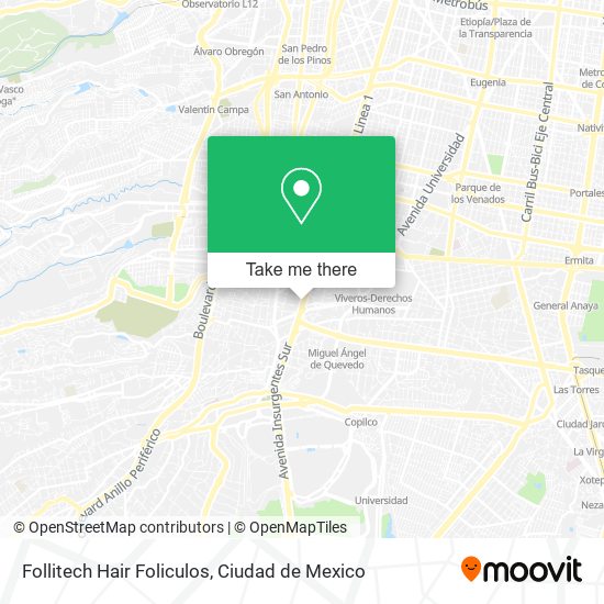 Follitech Hair Foliculos map
