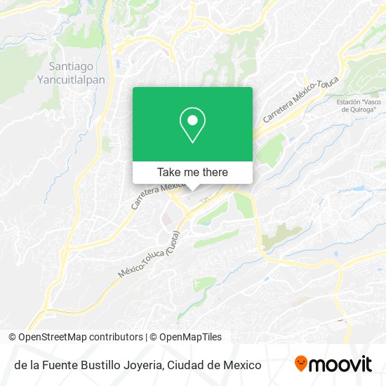 de la Fuente Bustillo Joyeria map