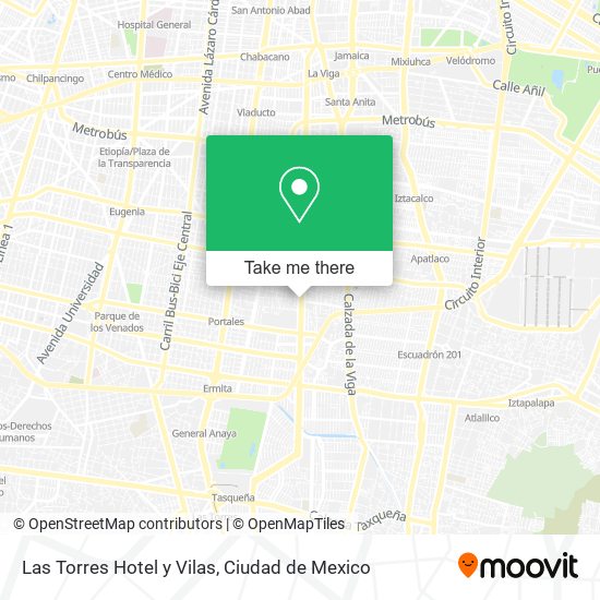 Las Torres Hotel y Vilas map