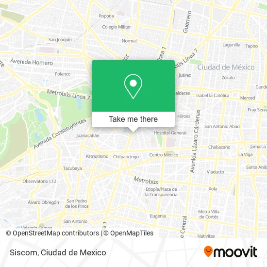 Siscom map