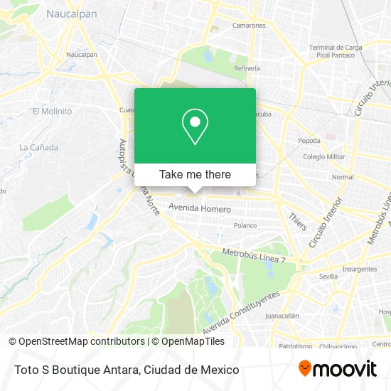 Toto S Boutique Antara map