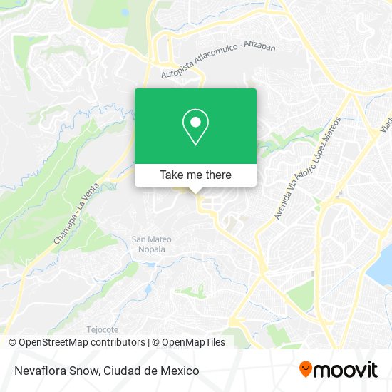 Nevaflora Snow map