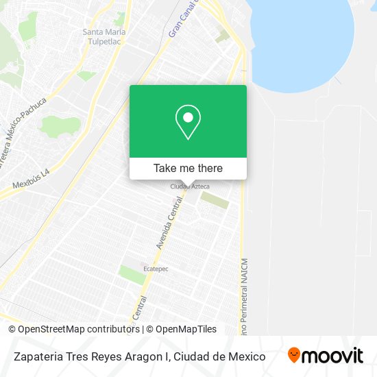 Zapateria Tres Reyes Aragon I map