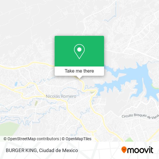 BURGER KING map