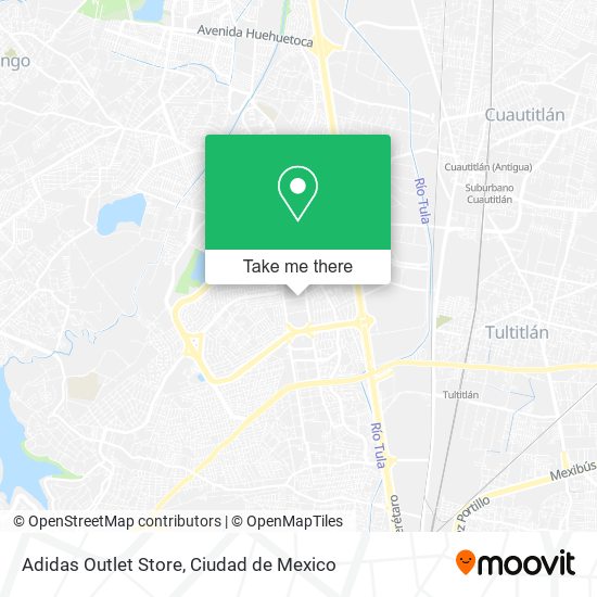 Mapa de Adidas Outlet Store