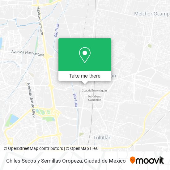 Mapa de Chiles Secos y Semillas Oropeza