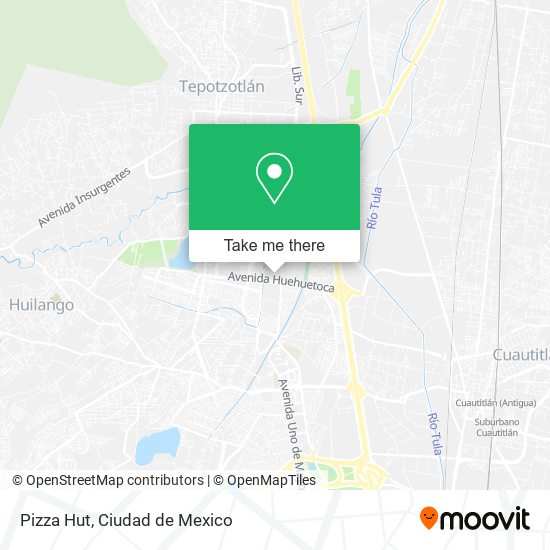 Pizza Hut map