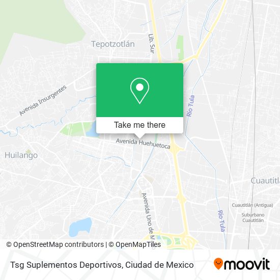 Mapa de Tsg Suplementos Deportivos