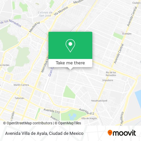 Avenida Villa de Ayala map
