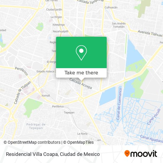 Residencial Villa Coapa map